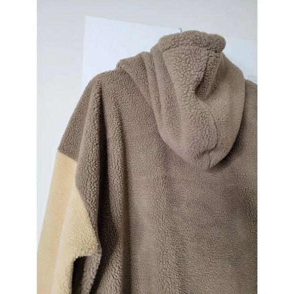 NAP LOUNGEWEAR. Contrast-Trim Hooded Terry Jacket M - Picture 12 of 14